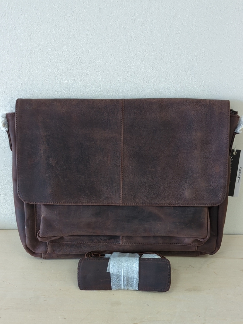 Oak Leathers Men's Messenger Laptop Bag
